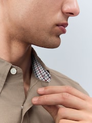 Stone Natural Stretch Oxford Short Sleeve Shirt - Image 4 of 8