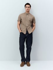 Stone Natural Stretch Oxford Short Sleeve Shirt - Image 5 of 8