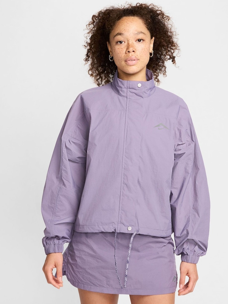 Nike Lilac Purple Repel UV Running Jacket - Image 1 of 9