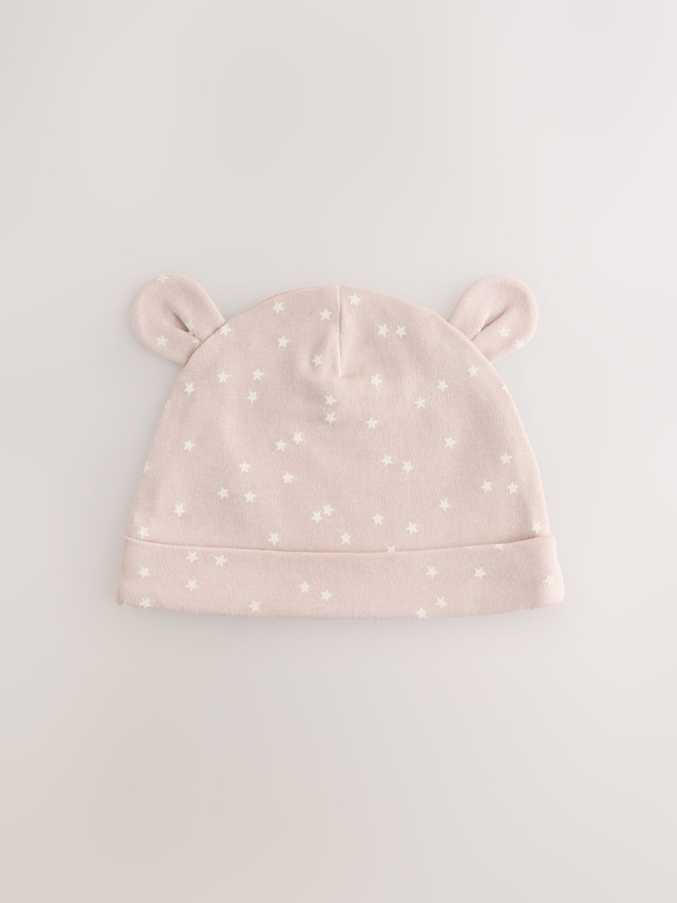 Neutral Baby 100% Cotton Beanie Hats 3 Pack (0-12mths) - Image 2 of 5 Neutral Baby 100% Cotton Beanie Hats 3 Pack (0-12mths) - Image 2 of 5