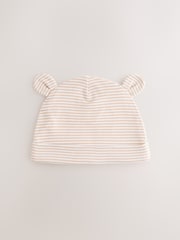 Neutral Baby 100% Cotton Beanie Hats 3 Pack (0-12mths) - Image 4 of 5