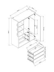 Inka Kids Natural Wardrobe - Image 4 of 7