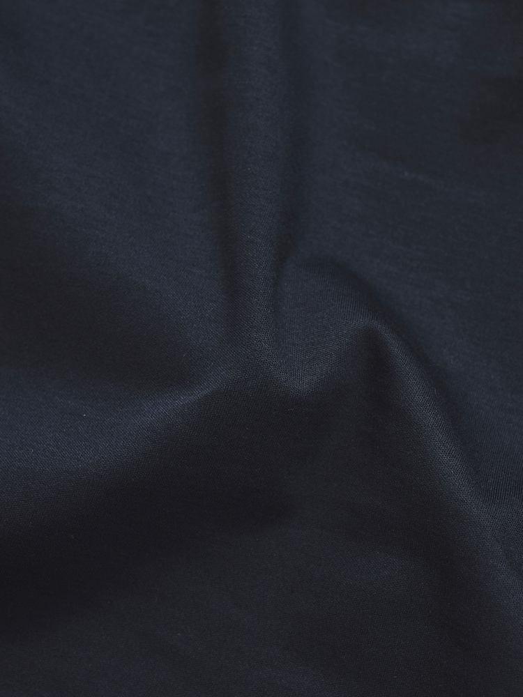 Tailored Athlete Blue Muscle Fit Mercerised Cotton Tipped Zip Neck Polo Shirt - Image 7 of 7 Tailored Athlete Blue Muscle Fit Mercerised Cotton Tipped Zip Neck Polo Shirt - Image 7 of 7