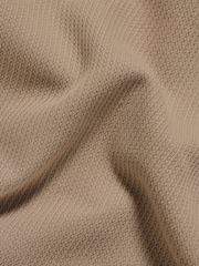 Tailored Athlete Natural Muscle Fit Textured Buttonless Polo Shirt - Image 7 of 7