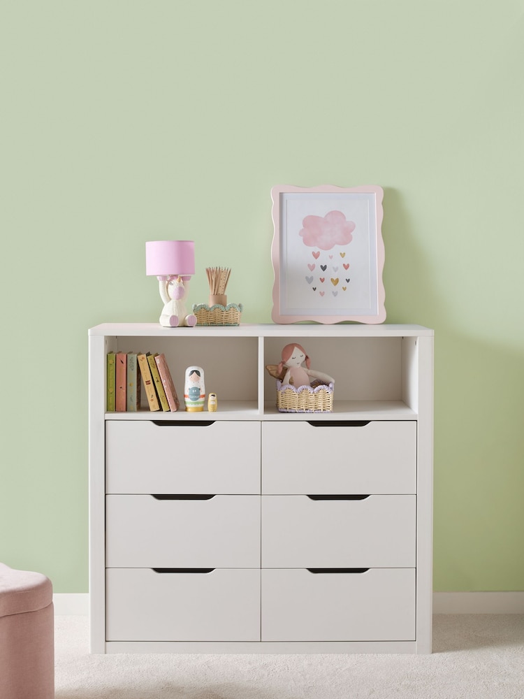 White Compton Chest of Drawers - Image 1 of 2