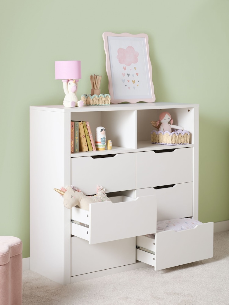 White Compton Chest of Drawers - Image 2 of 2