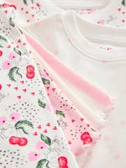 Pink & Weiß - 100% Cotton Short Pyjamas 3 Pack - Bild 6 von 7