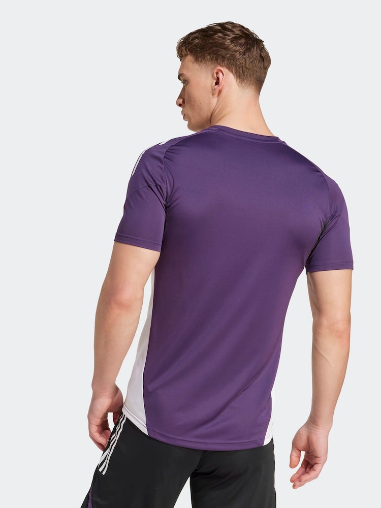 adidas Plum Purple Manchester United Tiro 25 Competition Training Jersey - Image 2 of 6