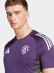 adidas Plum Purple Manchester United Tiro 25 Competition Training Jersey - Image 3 of 6