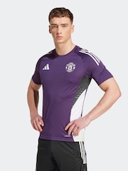 adidas Plum Purple Manchester United Tiro 25 Competition Training Jersey - Image 5 of 6