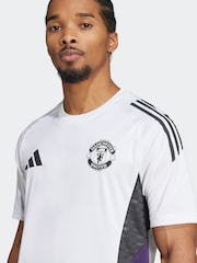 adidas White/Purple Manchester United Tiro 25 Competition Training Jersey - Image 4 of 7