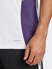 adidas White/Purple Manchester United Tiro 25 Competition Training Jersey - Image 5 of 7