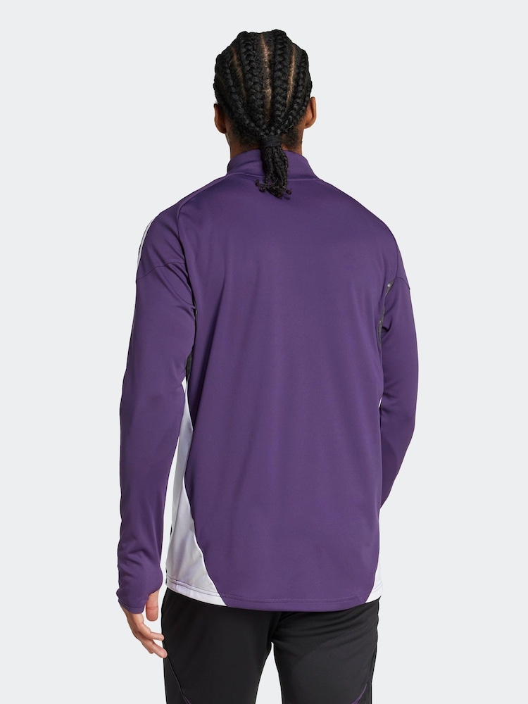 adidas Plum Purple Manchester United Tiro 25 Competition Training Top - Image 2 of 6