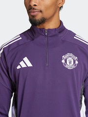 adidas Plum Purple Manchester United Tiro 25 Competition Training Top - Image 4 of 6