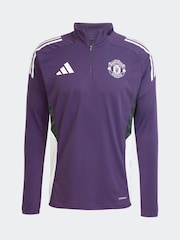 adidas Plum Purple Manchester United Tiro 25 Competition Training Top - Image 6 of 6