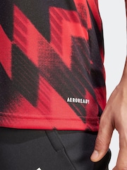 adidas Red Manchester United 25/26 Pre-Match Football Shirt - Image 2 of 8
