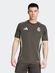 adidas Grey Real Madrid Tiro 25 Competition Training Football Shirt - Image 1 of 8