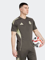 adidas Grey Real Madrid Tiro 25 Competition Training Football Shirt - Image 3 of 8