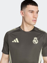 adidas Grey Real Madrid Tiro 25 Competition Training Football Shirt - Image 5 of 8