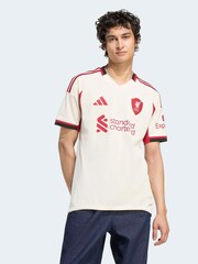 adidas White Liverpool FC 25/26 Away Football Shirt - Image 1 of 8