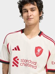 adidas White Liverpool FC 25/26 Away Football Shirt - Image 4 of 8