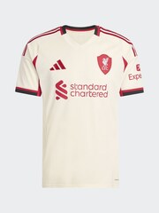 adidas White Liverpool FC 25/26 Away Football Shirt - Image 7 of 8