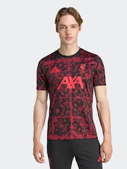adidas Black/Red Liverpool FC 25/26 Pre Match Jersey - Image 1 of 7