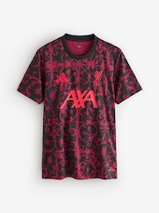 adidas Black/Red Liverpool FC 25/26 Pre Match Jersey - Image 5 of 7