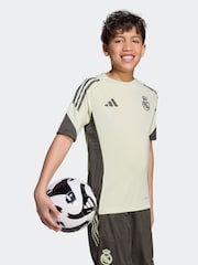 adidas Lime Green Kids Real Madrid Tiro 25 Competition Training Jersey - Image 1 of 6