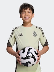 adidas Lime Green Kids Real Madrid Tiro 25 Competition Training Jersey - Image 4 of 6