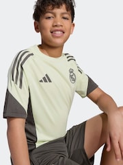 adidas Lime Green Kids Real Madrid Tiro 25 Competition Training Jersey - Image 6 of 6