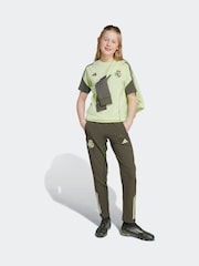 adidas Lime Green Kids Real Madrid Tiro 24 Sweat T-Shirt - Image 3 of 6