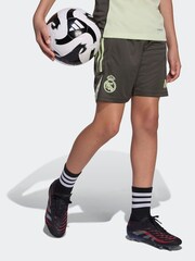 adidas Grey Kids Real Madrid Tiro 25 Competition Training Shorts - Image 1 of 6