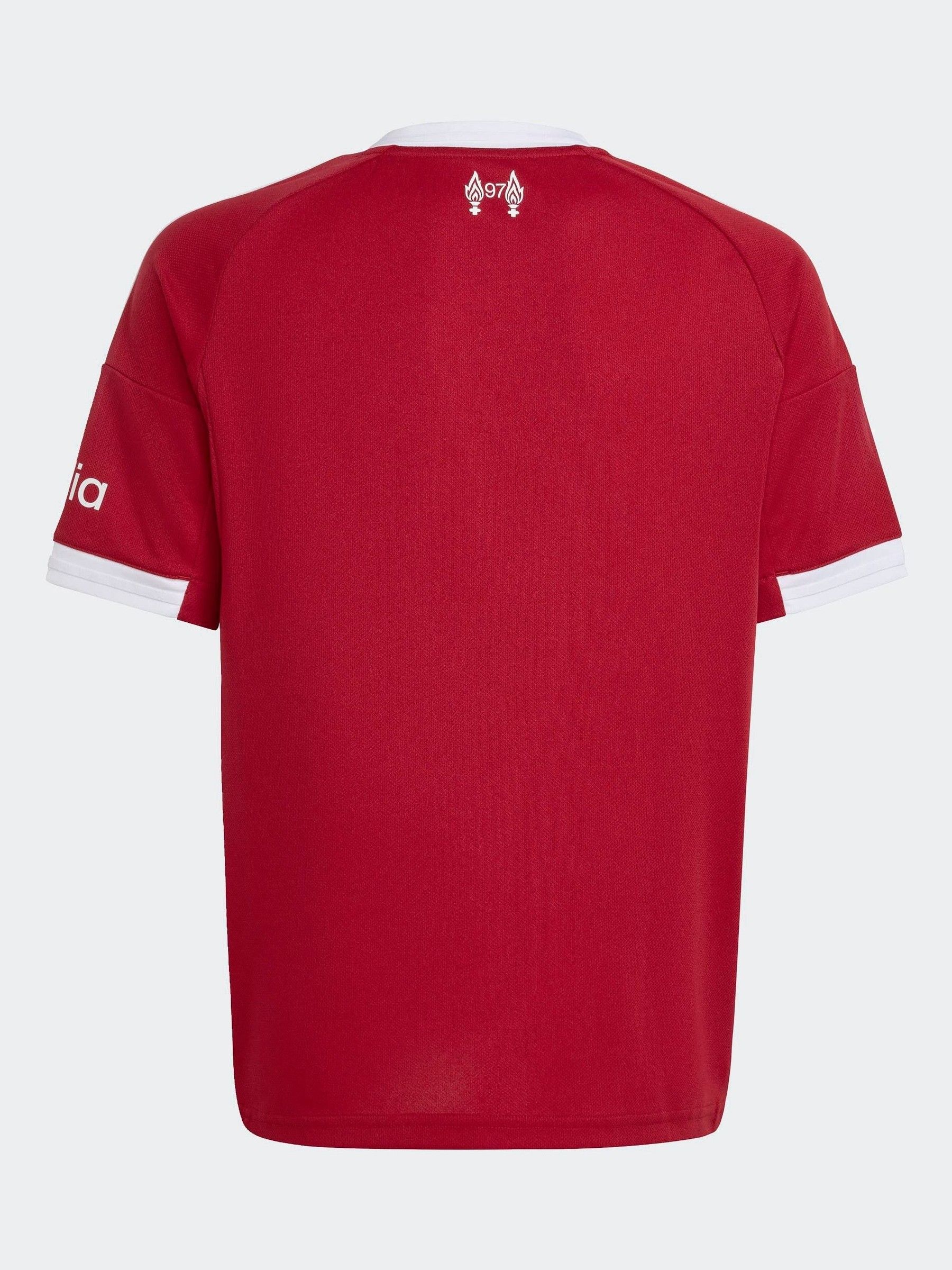 Buy adidas Bright Red Kids Liverpool FC 25/26 Home Jersey from