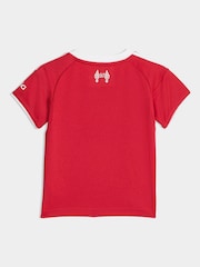 adidas Bright Red Kids Baby Liverpool FC 25/26 Home Kit  All in one - Image 4 of 7