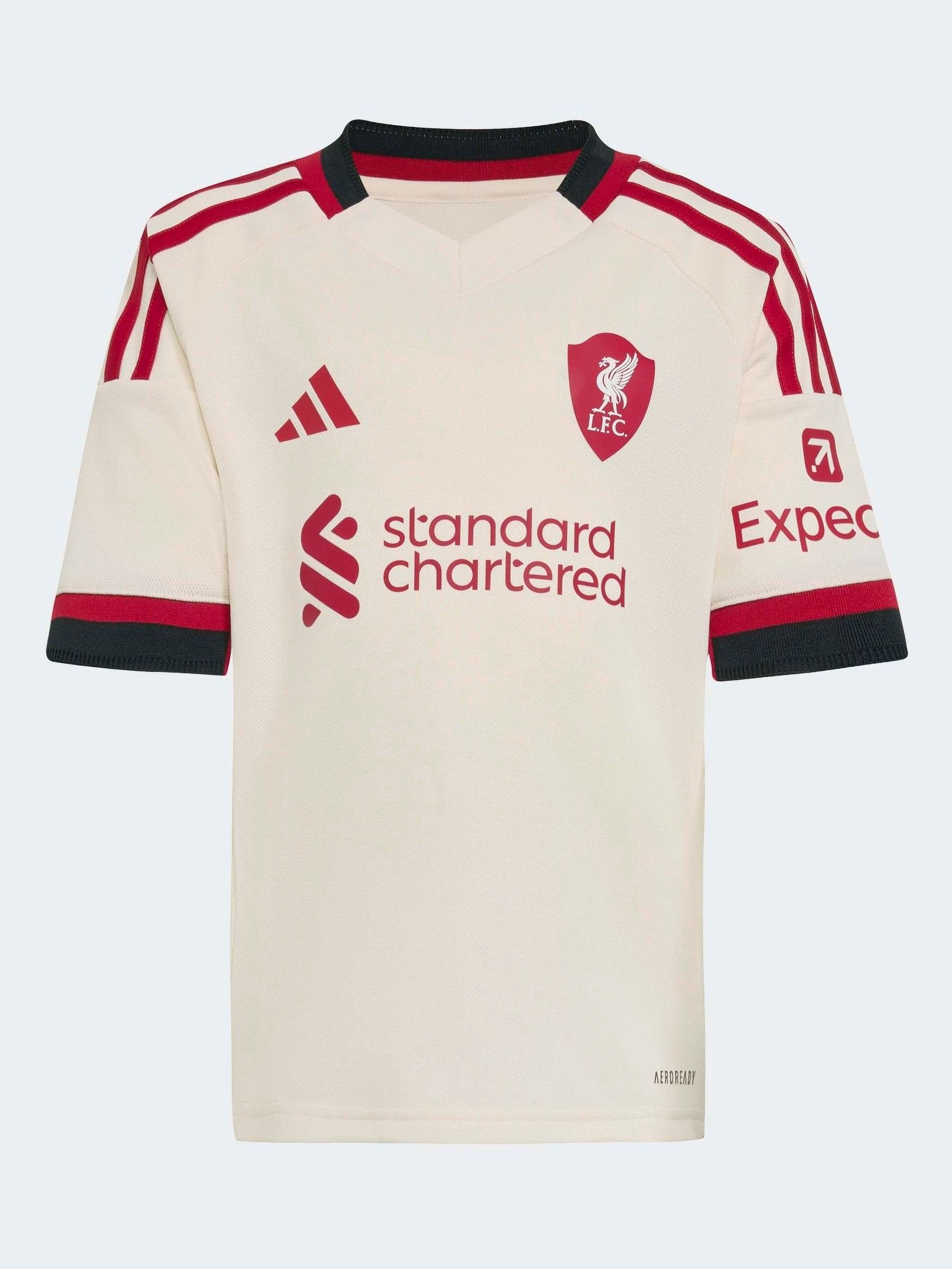 Buy adidas White/Black Mini Kids Liverpool FC 25/26 Away Kit from