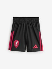 adidas Black Kids Liverpool FC 25/26 Away Shorts - Image 1 of 1