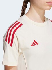 adidas White Kids Liverpool FC Tiro 25 Competition Cotton T-Shirt - Image 5 of 7