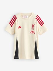 adidas White Kids Liverpool FC Tiro 25 Competition Cotton T-Shirt - Image 6 of 7
