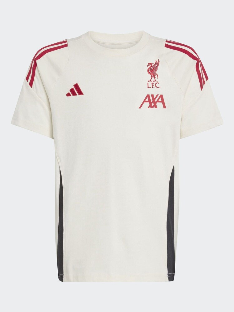 adidas White Kids Liverpool FC Tiro 25 Competition Cotton T-Shirt - Image 7 of 7