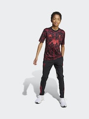 adidas Black/Red Kids Liverpool FC 25/26 Pre Match Jersey - Image 3 of 8
