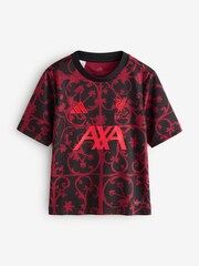 adidas Black/Red Kids Liverpool FC 25/26 Pre Match Jersey - Image 6 of 8