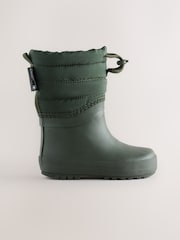 Grün/Khaki - Quilted Cuff Wellies - Bild 2 von 6