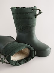 Grün/Khaki - Quilted Cuff Wellies - Bild 5 von 6