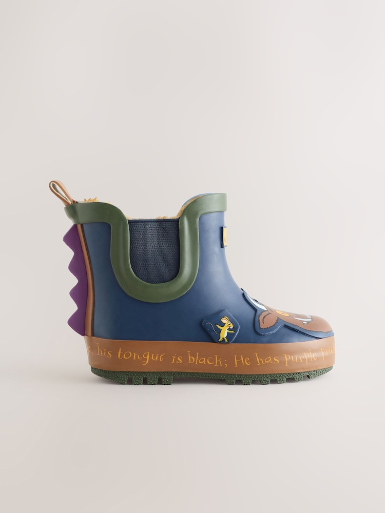 Navy Gruffalo Warm Lined Ankle Wellies - Image 2 of 6