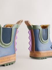 Navy Gruffalo Warm Lined Ankle Wellies - Image 4 of 6