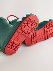 Green Crocodile Handle Pull On Wellies - Image 5 of 5