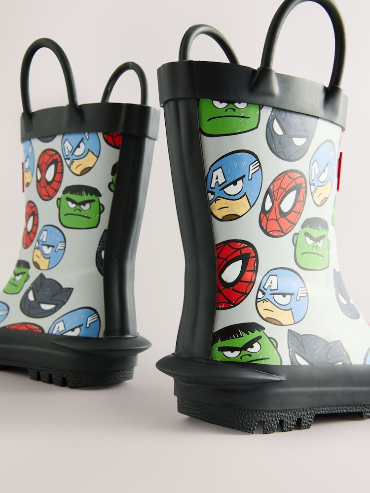 Grau Marvel® - Gummistiefel zum Überziehen mit Griff - Bild 5 von 5