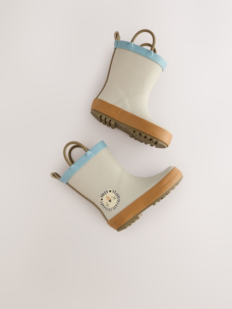 Neutral Lion Handle Pull On Wellies - Image 8 of 8