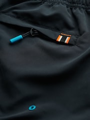 Superdry Navy/Turquoise Classic 19 Logo Board Shorts - Image 8 of 8